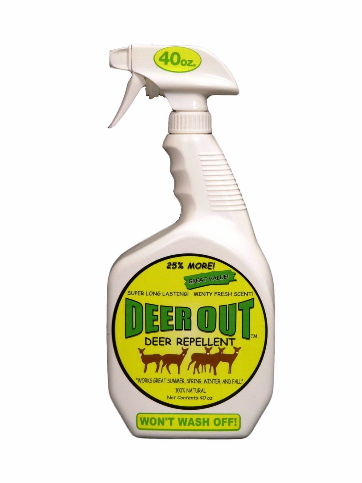 Deer Out 40oz Deer Repellent, New, Free Shipping